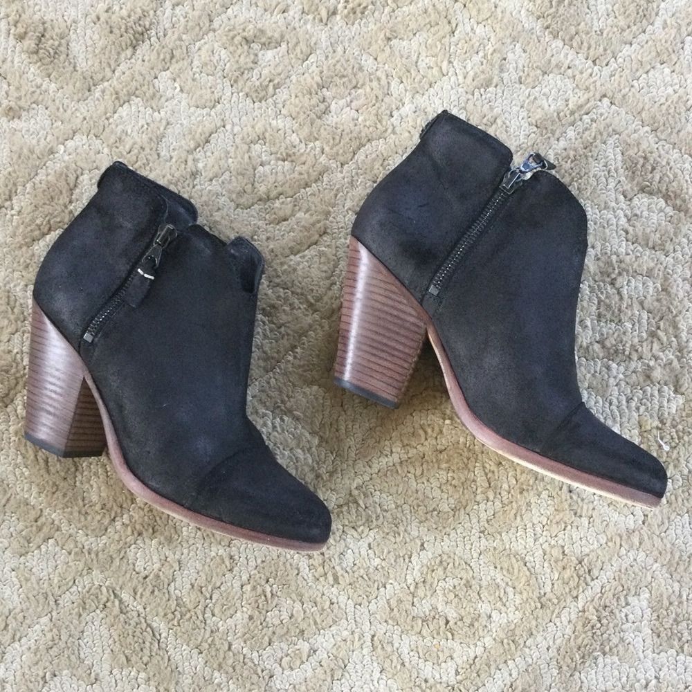 RAG & BONE Distressed Suede Booties